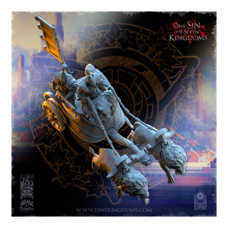 Hauts Elfes Silvermoor - Chariot des Gardiens Ours  