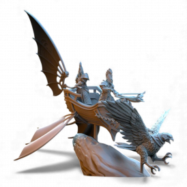 Hauts Elfes Silvermoor - Chariot de Guerre Tiré par Aigle  