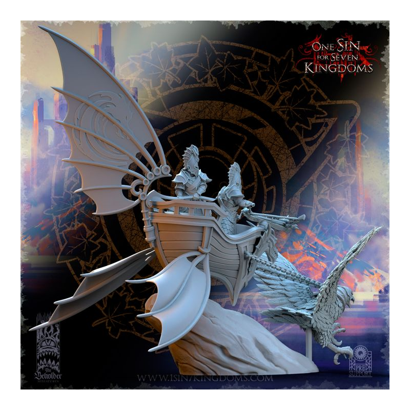 Hauts Elfes Silvermoor - Chariot de Guerre Tiré par Aigle  