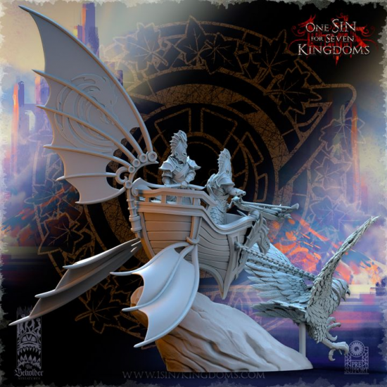 Hauts Elfes Silvermoor - Chariot de Guerre Tiré par Aigle  