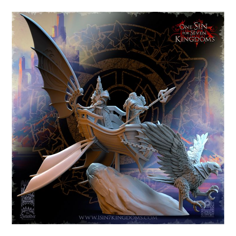 Hauts Elfes Silvermoor - Chariot de Guerre Tiré par Aigle  