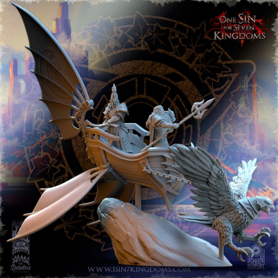 Hauts Elfes Silvermoor - Chariot de Guerre Tiré par Aigle  