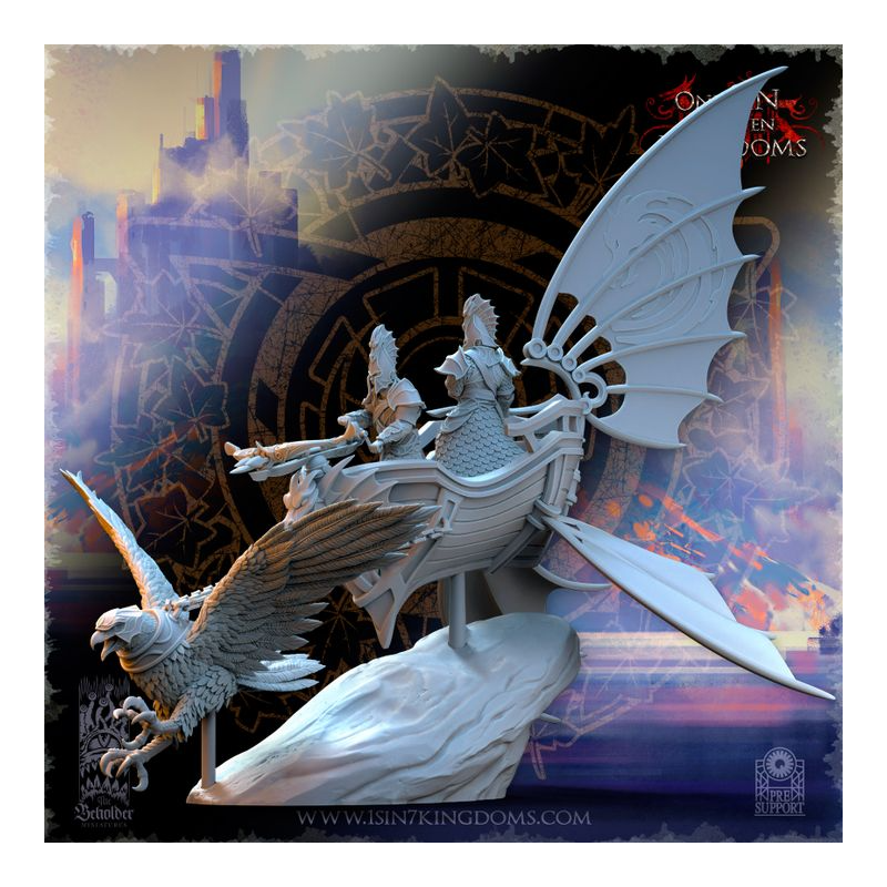 Hauts Elfes Silvermoor - Chariot de Guerre Tiré par Aigle  