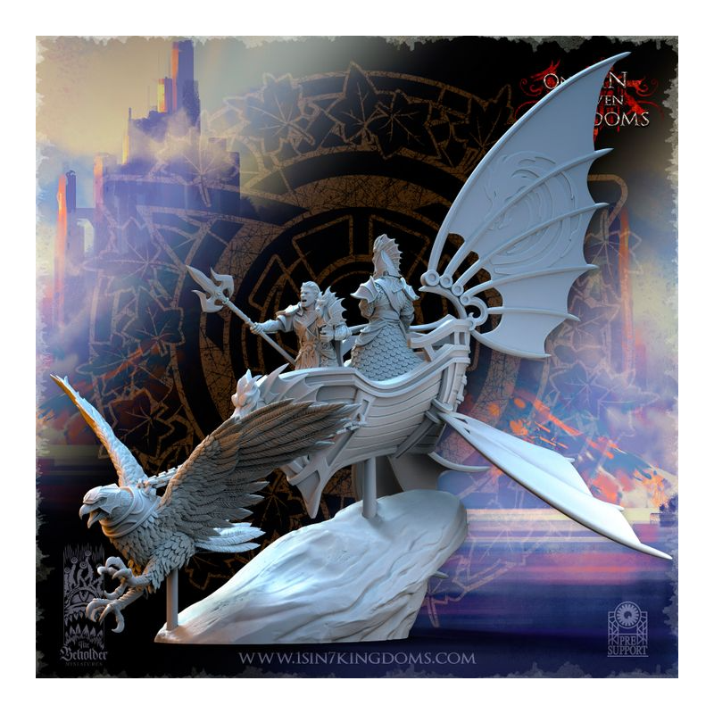 Hauts Elfes Silvermoor - Chariot de Guerre Tiré par Aigle  