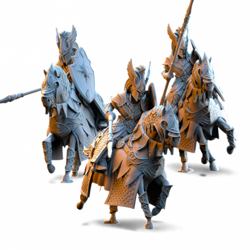 Hauts Elfes Silvermoor - Chevaliers Dragonniers   