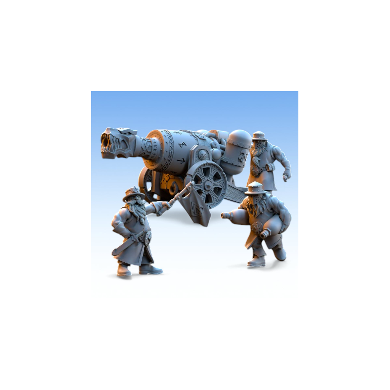 Dwarven Kingdoms - Prêtre Runique sur Bête Volcanic 