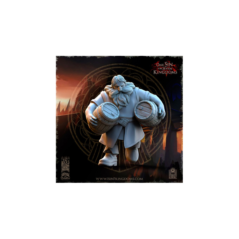 Dwarven Kingdoms - Prêtre Runique sur Bête Volcanic 