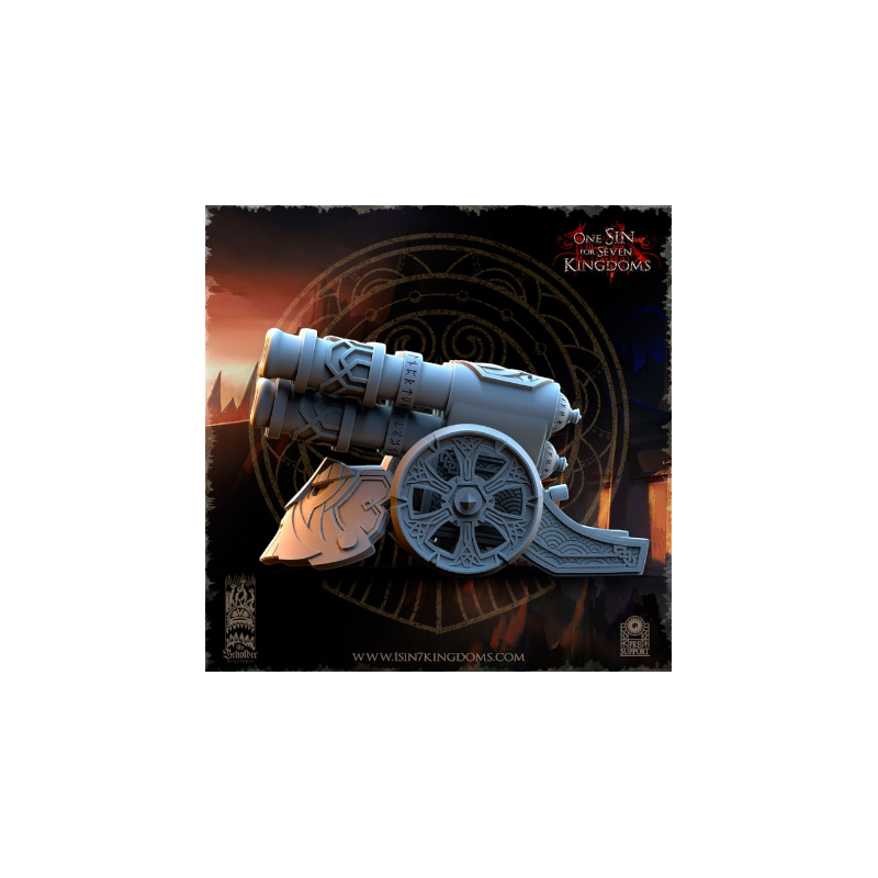 Dwarven Kingdoms - Prêtre Runique sur Bête Volcanic 