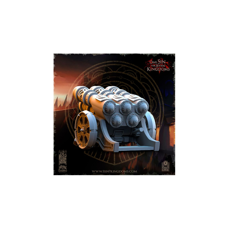 Dwarven Kingdoms - Prêtre Runique sur Bête Volcanic 