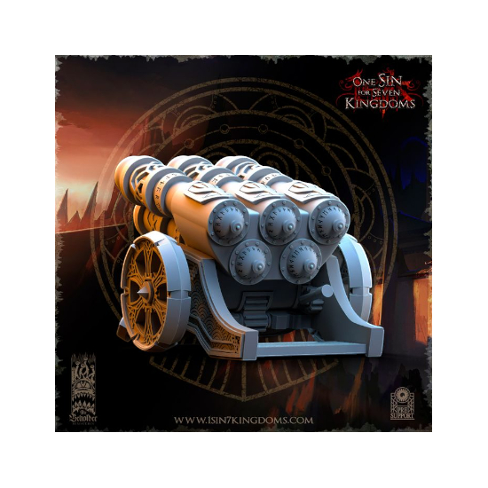 Dwarven Kingdoms - Prêtre Runique sur Bête Volcanic 