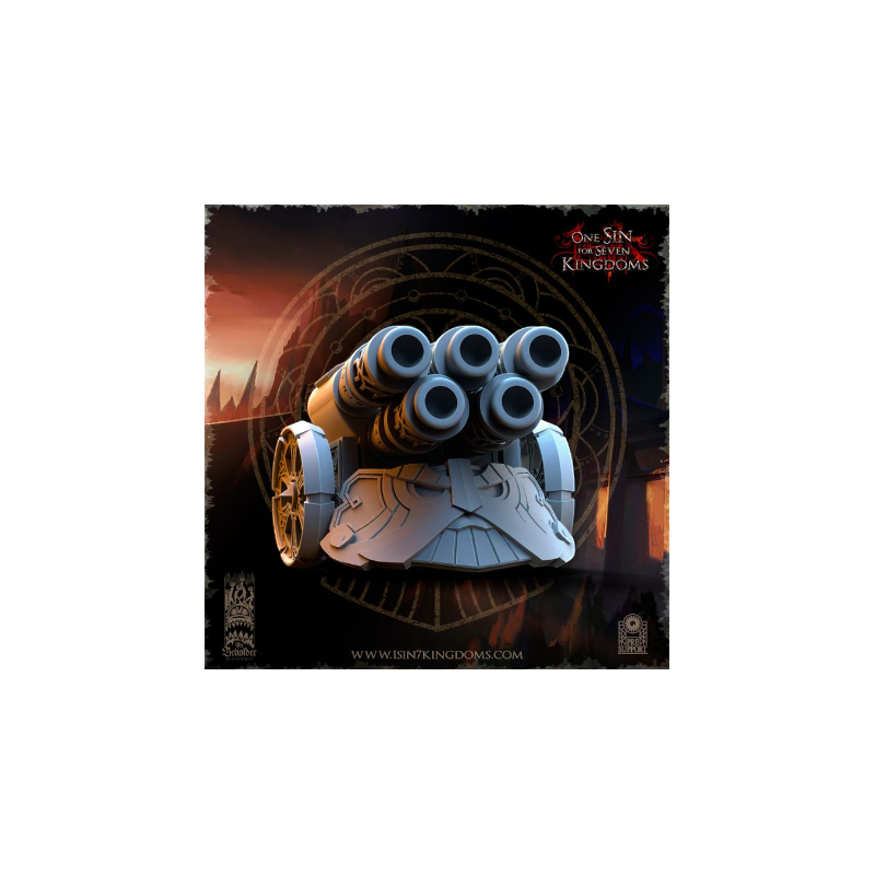 Dwarven Kingdoms - Prêtre Runique sur Bête Volcanic 