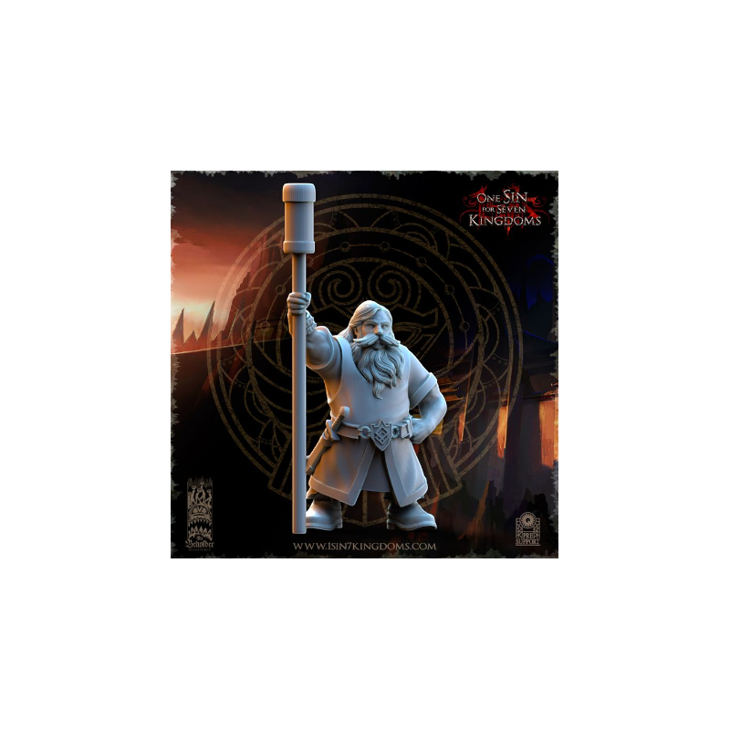 Dwarven Kingdoms - Prêtre Runique sur Bête Volcanic 