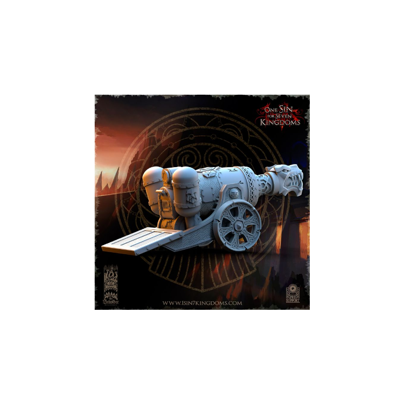 Dwarven Kingdoms - Prêtre Runique sur Bête Volcanic 