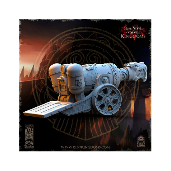 Dwarven Kingdoms - Prêtre Runique sur Bête Volcanic 