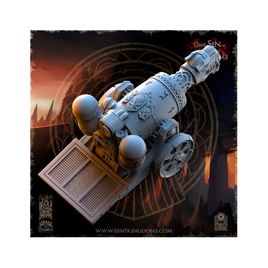 Dwarven Kingdoms - Prêtre Runique sur Bête Volcanic 