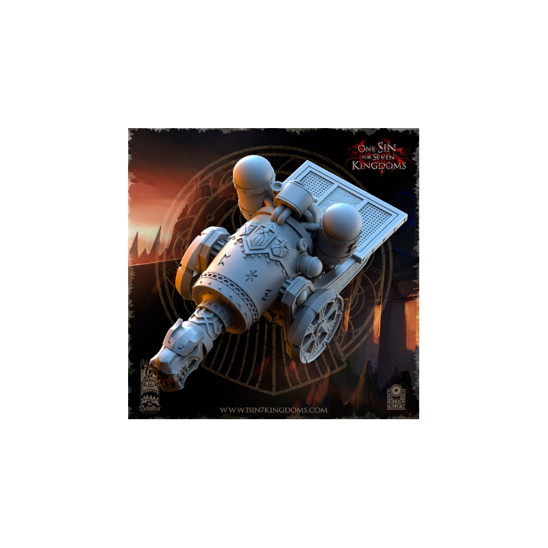 Dwarven Kingdoms - Prêtre Runique sur Bête Volcanic 