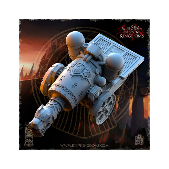 Dwarven Kingdoms - Prêtre Runique sur Bête Volcanic 