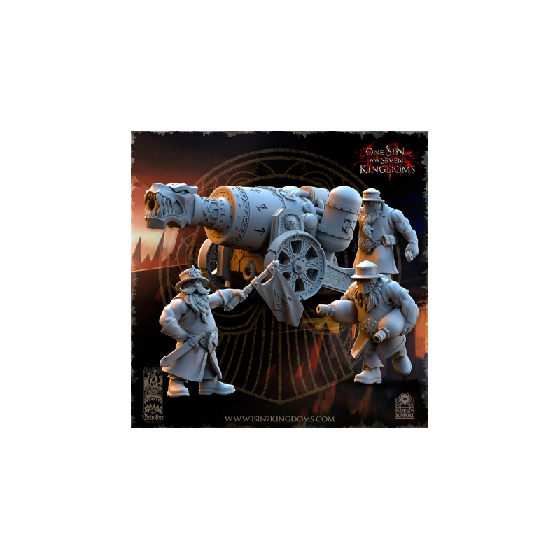 Dwarven Kingdoms - Prêtre Runique sur Bête Volcanic 