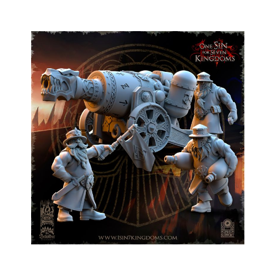 Dwarven Kingdoms - Prêtre Runique sur Bête Volcanic 