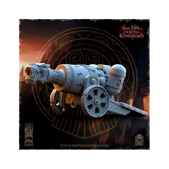 Dwarven Kingdoms - Prêtre Runique sur Bête Volcanic 