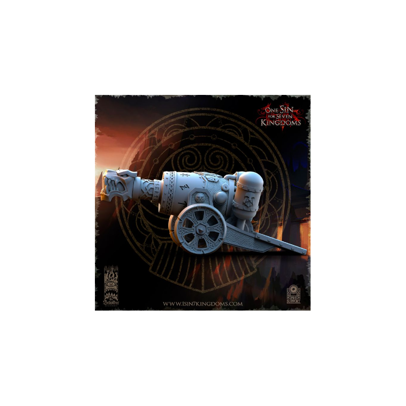 Dwarven Kingdoms - Prêtre Runique sur Bête Volcanic 