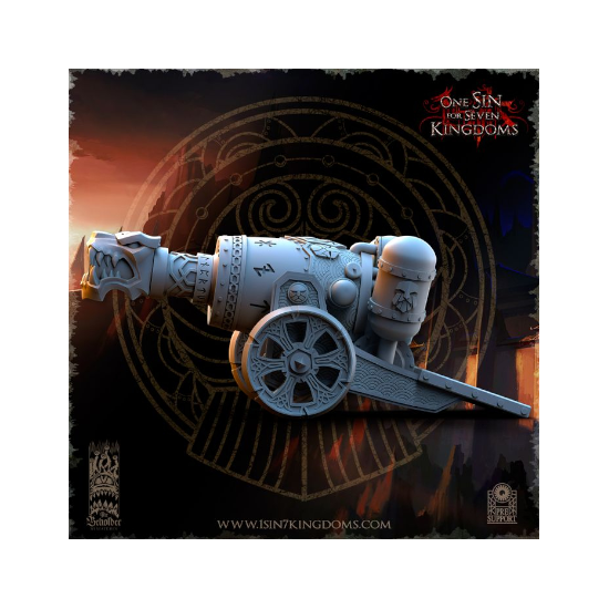 Dwarven Kingdoms - Prêtre Runique sur Bête Volcanic 