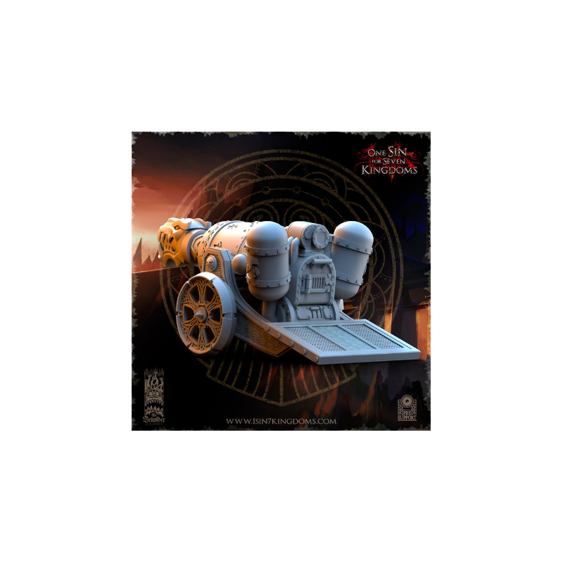 Dwarven Kingdoms - Prêtre Runique sur Bête Volcanic 