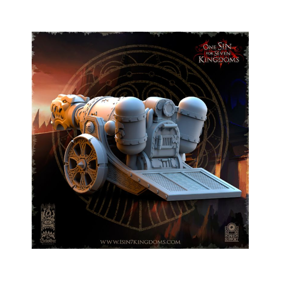 Dwarven Kingdoms - Prêtre Runique sur Bête Volcanic 