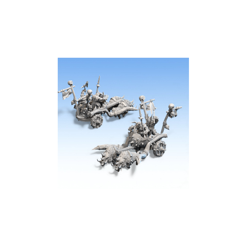 Beastmen - Char de Sanglier-Bête  