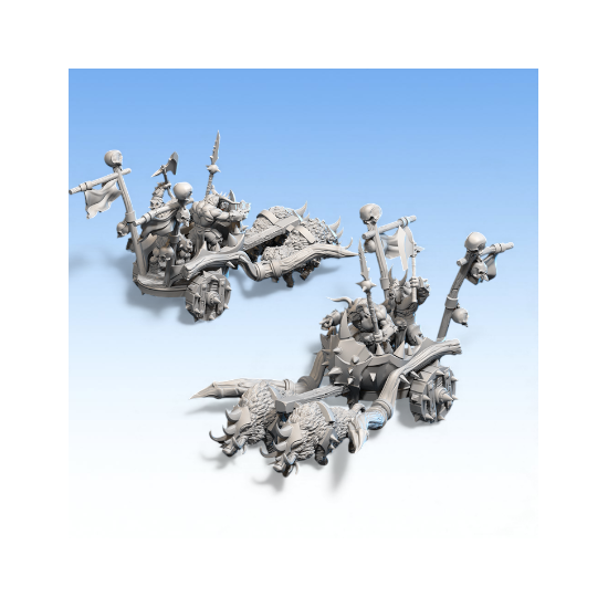 Beastmen - Char de Sanglier-Bête  