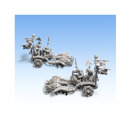 Beastmen - Char de Sanglier-Bête  