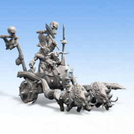 Beastmen - Char de Sanglier-Bête  