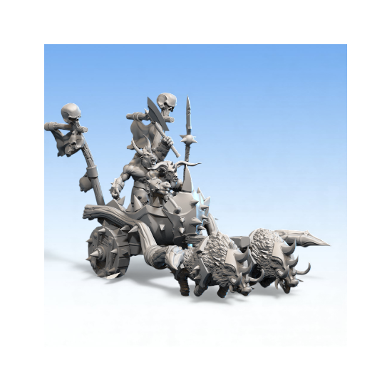 Beastmen - Char de Sanglier-Bête  