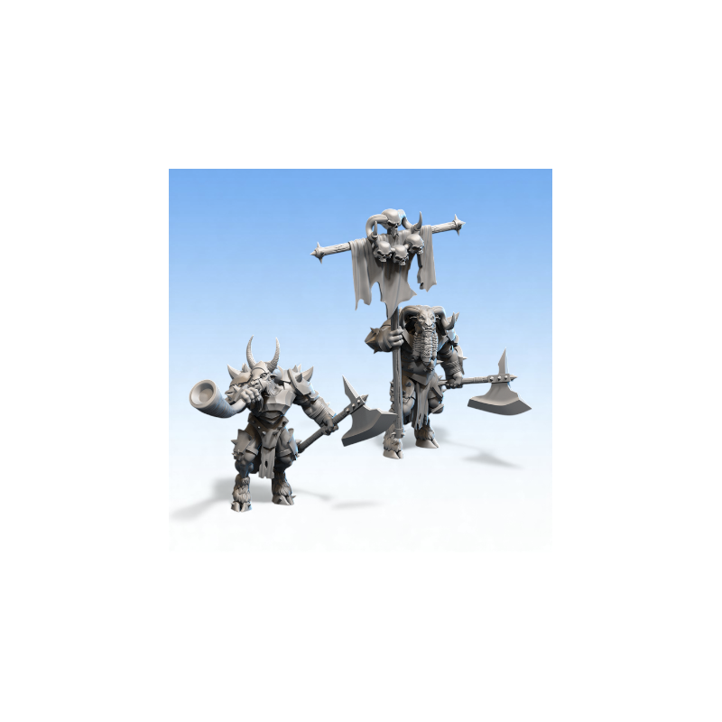 Beastmen - Guerrier-Bête Lourd   