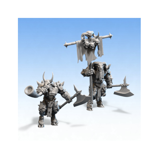 Beastmen - Guerrier-Bête Lourd   