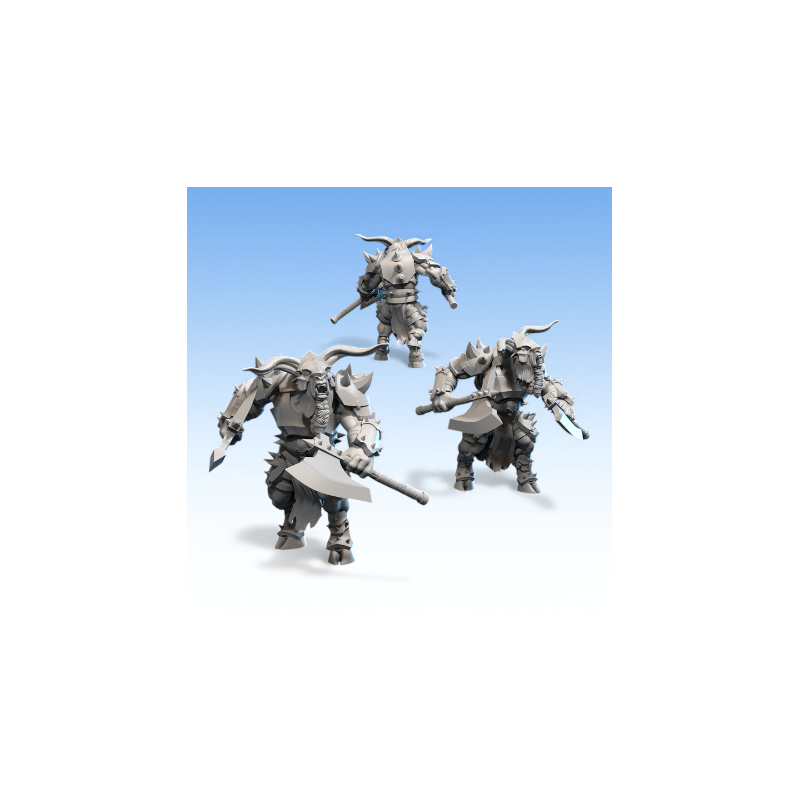 Beastmen - Guerrier-Bête Lourd   