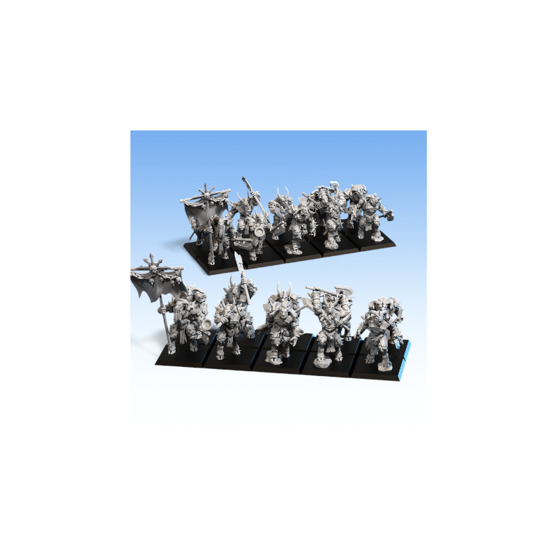 Beastmen - Guerrier-Bête Lourd à Deux Mains   