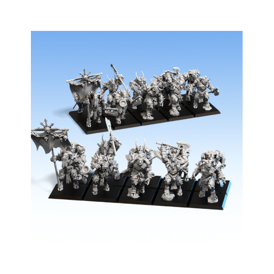 Beastmen - Guerrier-Bête Lourd à Deux Mains   