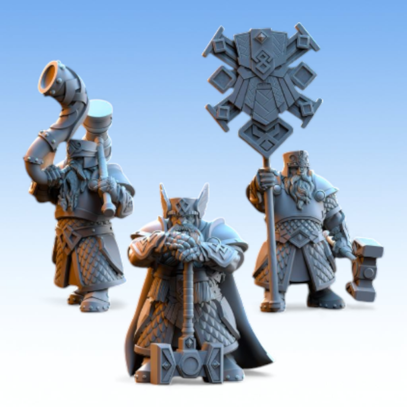 Dwarven Kingdoms – Guerriers de la Fraternité du Marteau   