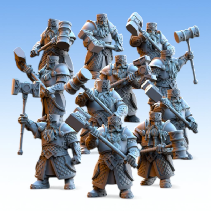 Dwarven Kingdoms – Guerriers de la Fraternité du Marteau   