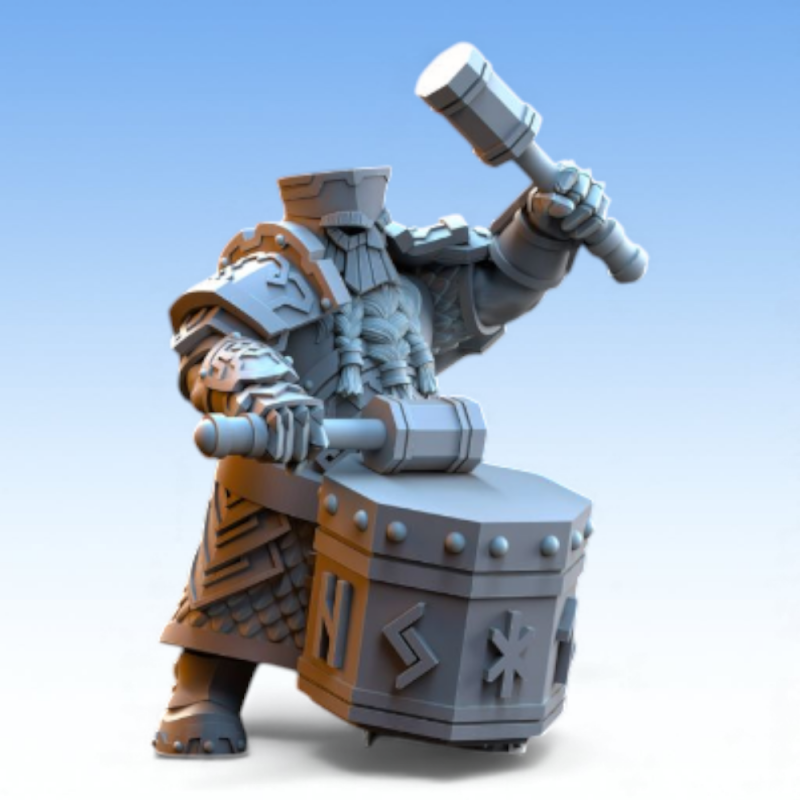 Dwarven Kingdoms – Guerriers Têtes-de-Fer   