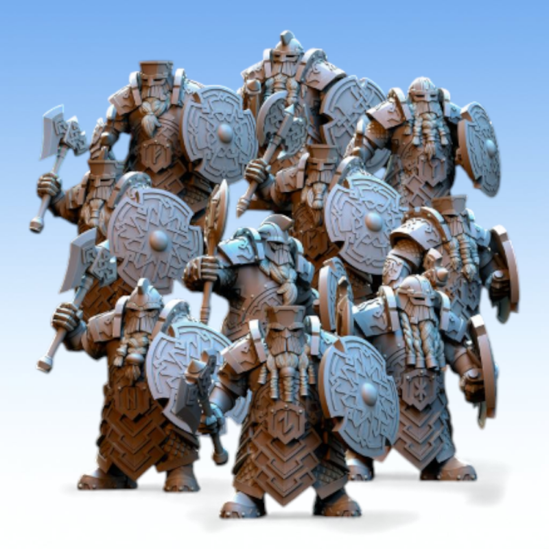 Dwarven Kingdoms – Guerriers Têtes-de-Fer   