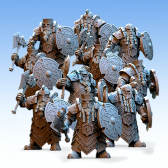 Dwarven Kingdoms – Guerriers Têtes-de-Fer   