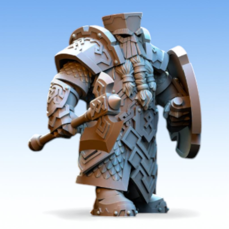 Dwarven Kingdoms – Guerriers Têtes-de-Fer   