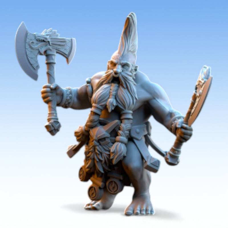 Dwarven Kingdoms – Tharin Barbe-de-Feu  