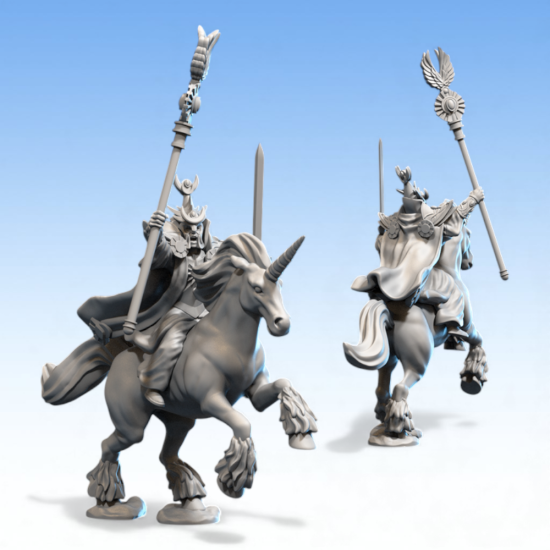 Hauts Elfes – Archimage sur Licorne 