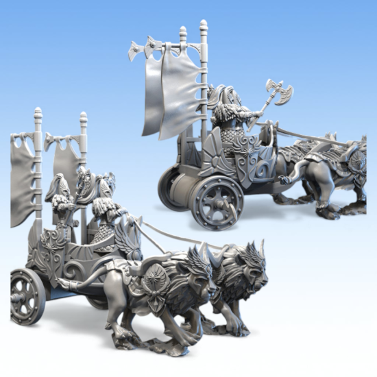 Hauts Elfes – Char aux Lions 