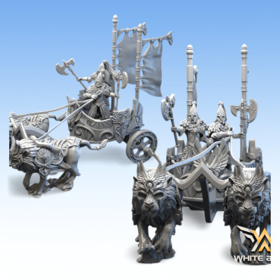 Hauts Elfes – Char aux Lions 