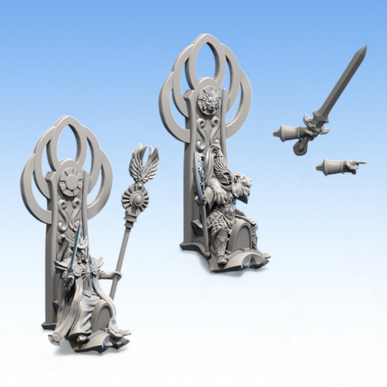 Hauts Elfes – Dragon-Lion (avec Archimage) 