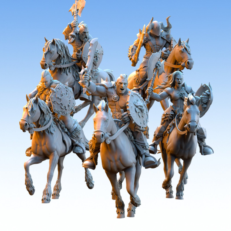 Realms of Mayhem - Cavaliers Barbares    